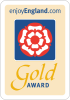 Gold award for exceptional standard.